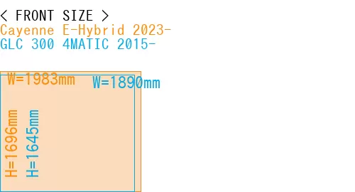 #Cayenne E-Hybrid 2023- + GLC 300 4MATIC 2015-